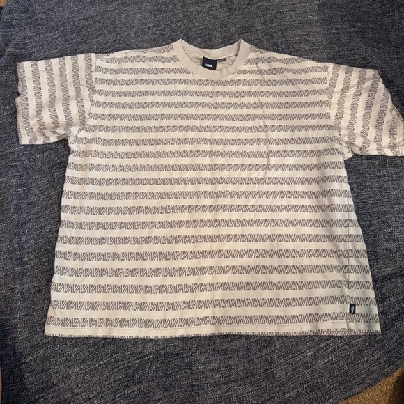 Vans Other - Vans Men's Palmer Jacquard Knit T-Shirt XXL London Fog Beige‎ Loose Fit